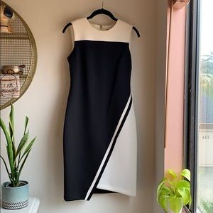 Tommy Hilfiger black and white dress